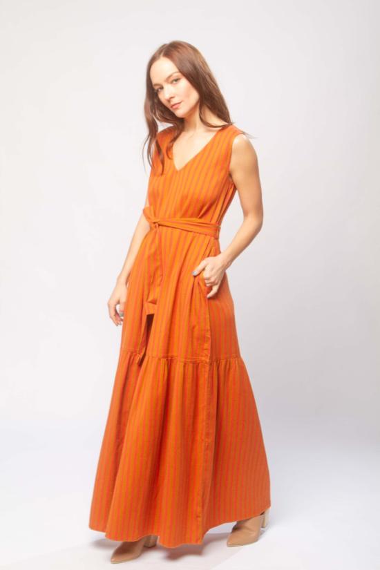  에이스 앤 지그 롱 원피스 에이스앤지그 줄리앙 드레스 진저 - ACE & JIG