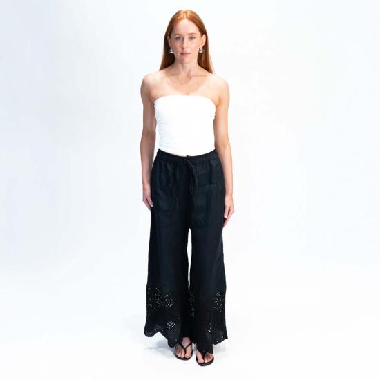  마리아 셰르 스트레이트 팬츠 Maria Cher Miller 에미아 팬츠 블랙