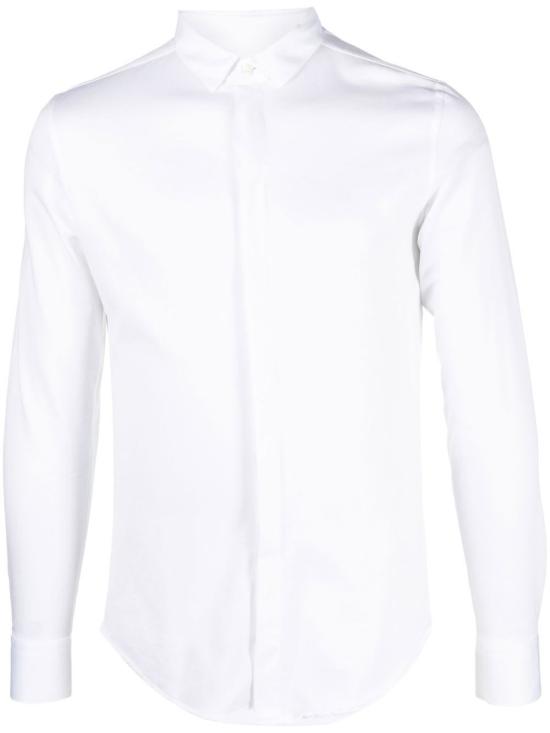  엠포리오 아르마니 긴팔 셔츠 코튼  화이트