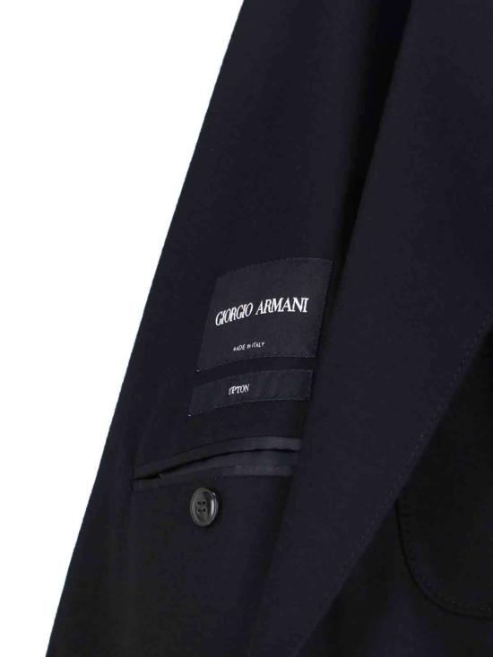  조르지오 아르마니 수트 자켓 싱글 브레스트 블레이저 재킷 블랙 - GIORGIO ARMANI