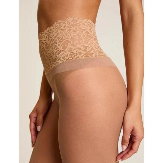  코만도 양말 섹시 시스루 타이츠 베이지 - COMMANDO