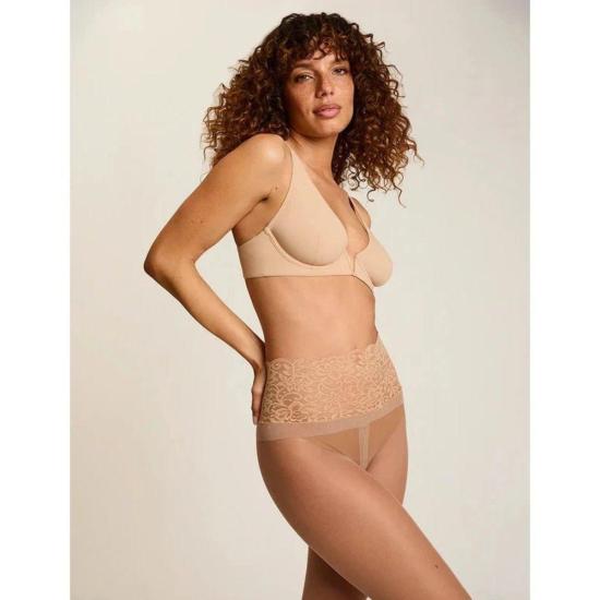  코만도 양말 섹시 시스루 타이츠 베이지