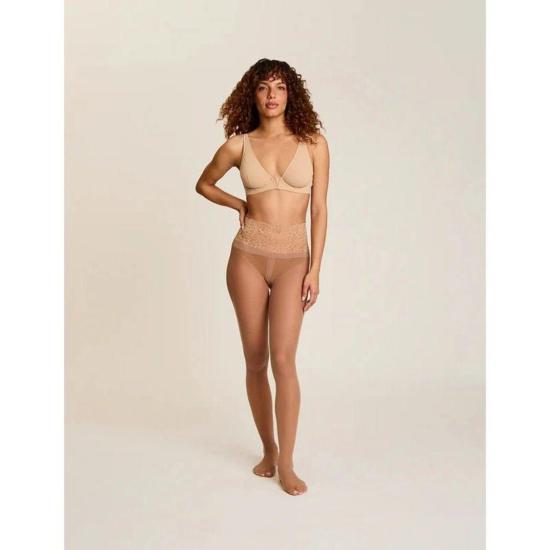  코만도 양말 섹시 시스루 타이츠 베이지 - COMMANDO