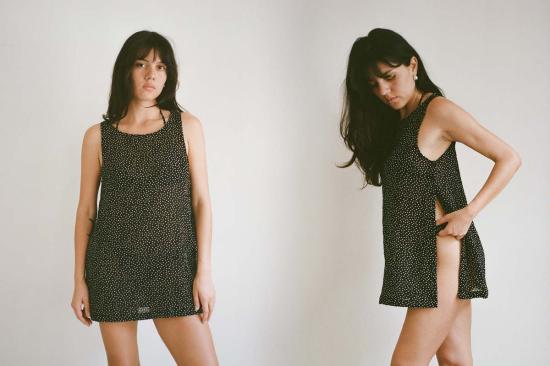  질 로드리게즈 숏 원피스 길 로드리게스 에디 크링클 쉬프트 드레스 - GIL RODRIGUEZ