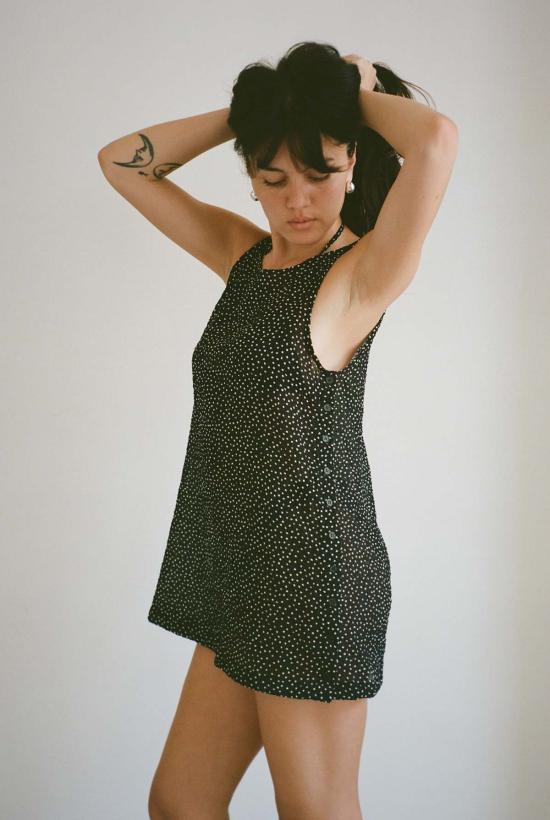  질 로드리게즈 숏 원피스 길 로드리게스 에디 크링클 쉬프트 드레스 - GIL RODRIGUEZ