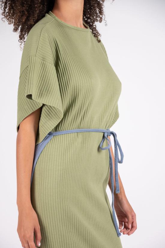  베이스레인지 미디 원피스 클레어 립 플리스 드레스 - BASERANGE