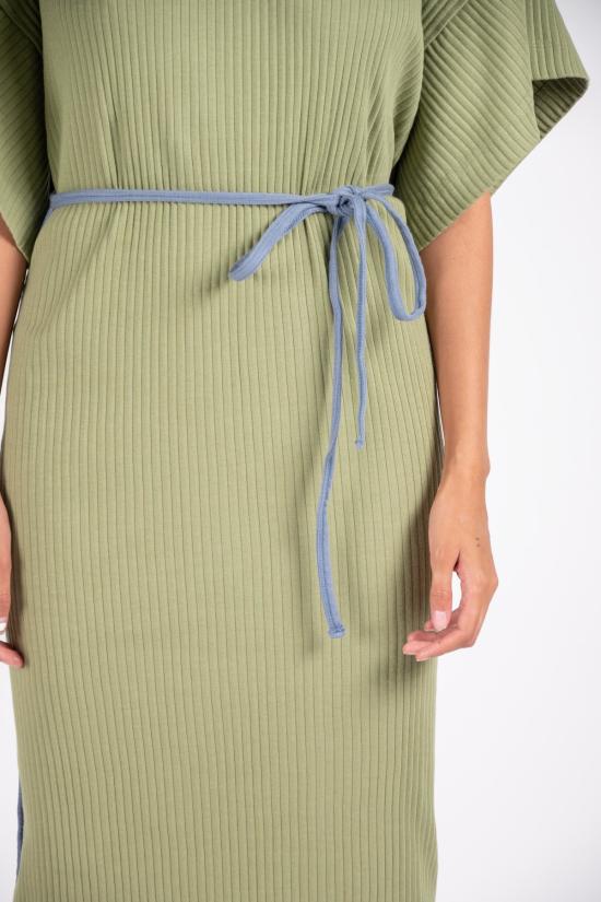  베이스레인지 미디 원피스 클레어 립 플리스 드레스 - BASERANGE