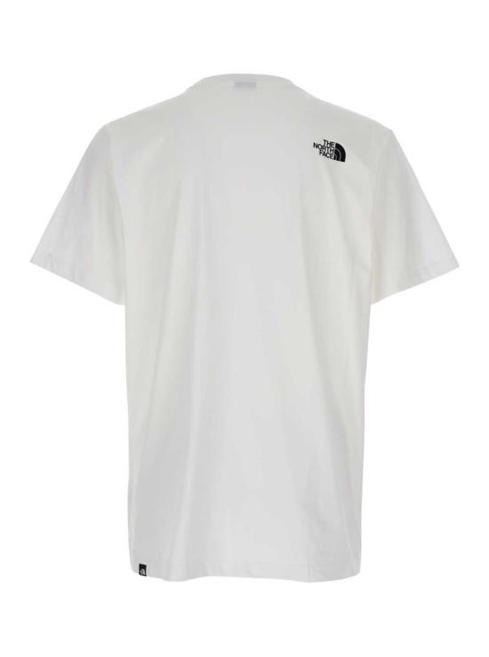  노스페이스 반팔 티셔츠 맥시 로고 티셔츠 화이트 - NORTH FACE