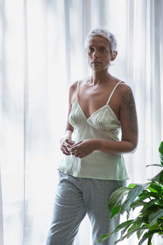  Erica Tanov 캐미솔 에리카 타노프 길다 페탈 실크  제이드 - OTHER BRANDS