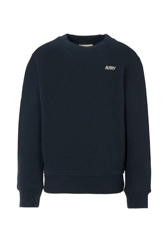  [키즈] 오트리 풀오버 키즈  로고 스웨트셔츠 블루