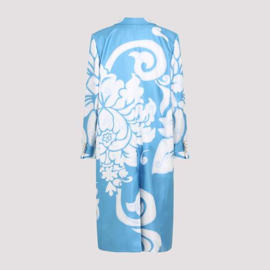  에트로 코트 프린트 카반 블루 - ETRO