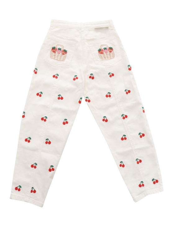  [키즈] 스텔라 맥카트니 트레이닝/조거 팬츠 스텔라 매카트니 아동용 흰색 바지 - STELLA MCCARTNEY