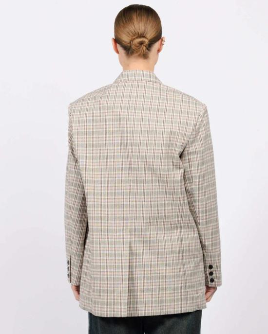  이자벨마랑 수트 자켓 이자벨 마랑 셀다 블레이저 에크루/핑크 - ISABEL MARANT