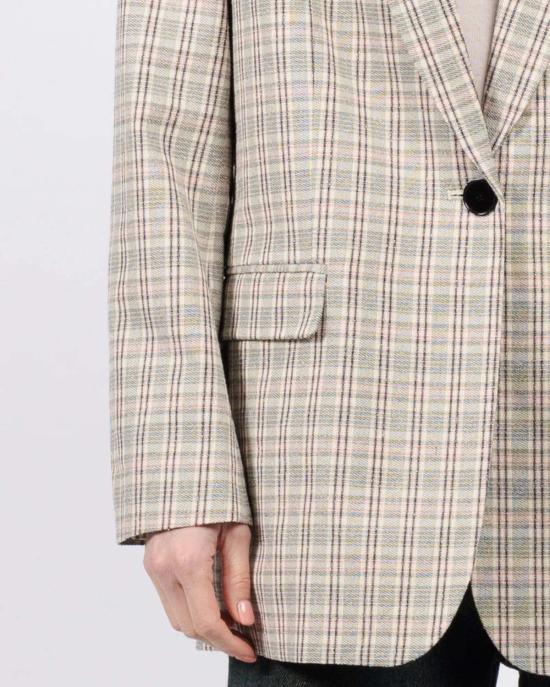  이자벨마랑 수트 자켓 이자벨 마랑 셀다 블레이저 에크루/핑크 - ISABEL MARANT