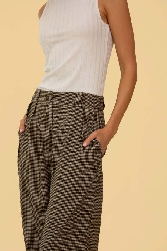  Whimsy + Row 스트레이트 팬츠 윔지 + 로우 리애나 팬츠 탄 깅엄 - OTHER BRANDS