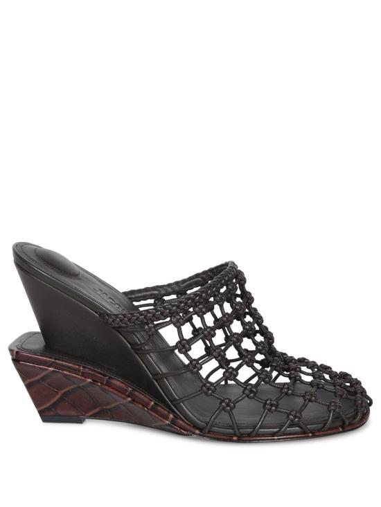  자크뮈스 샌들 레 두블 트레스  다크브라운