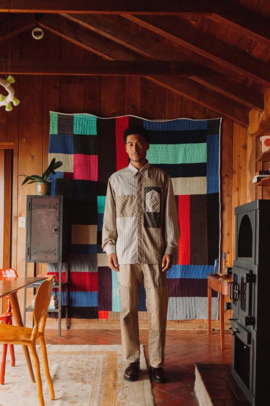  Guillermo Bravo 긴팔 셔츠 기예르모 브라보 포인트 칼라 - GUILLERMO BRAVO