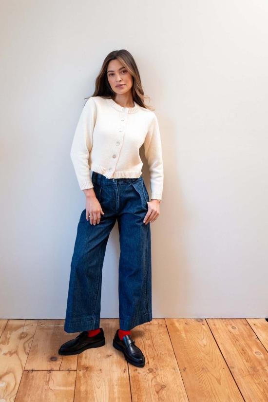  마리아 스탠리 데님 팬츠 슬론 트라우저 인디고 데님 - MARIA STANLEY