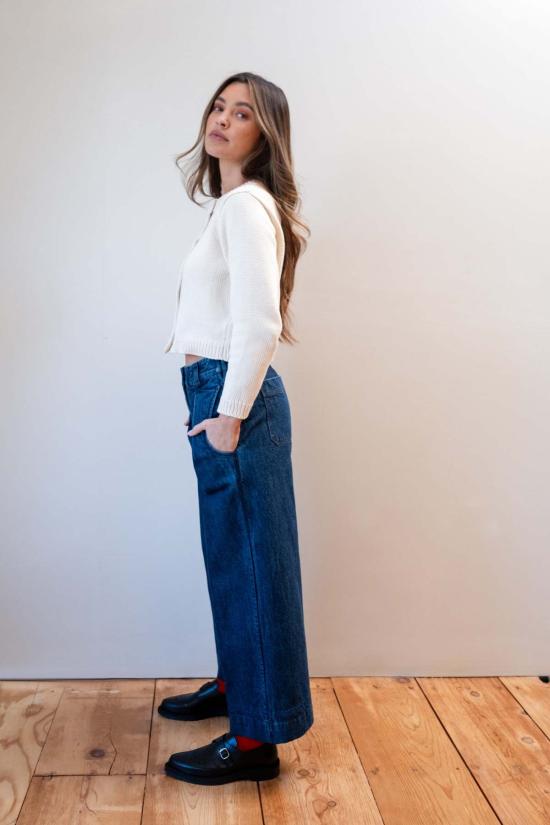  마리아 스탠리 데님 팬츠 슬론 트라우저 인디고 데님 - MARIA STANLEY