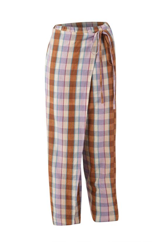  RUJUTA SHETH 스트레이트 팬츠 루주타 셰스 하프 랩 팬츠 - OTHER BRANDS