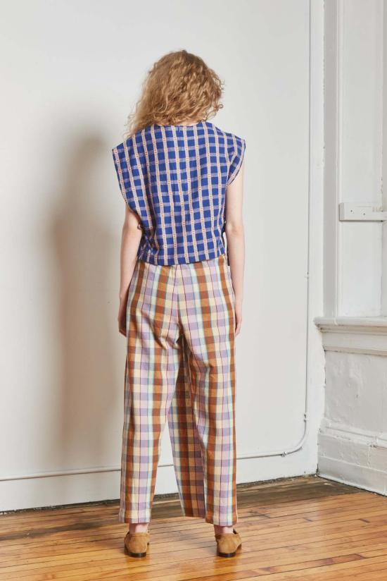  RUJUTA SHETH 스트레이트 팬츠 루주타 셰스 하프 랩 팬츠 - OTHER BRANDS