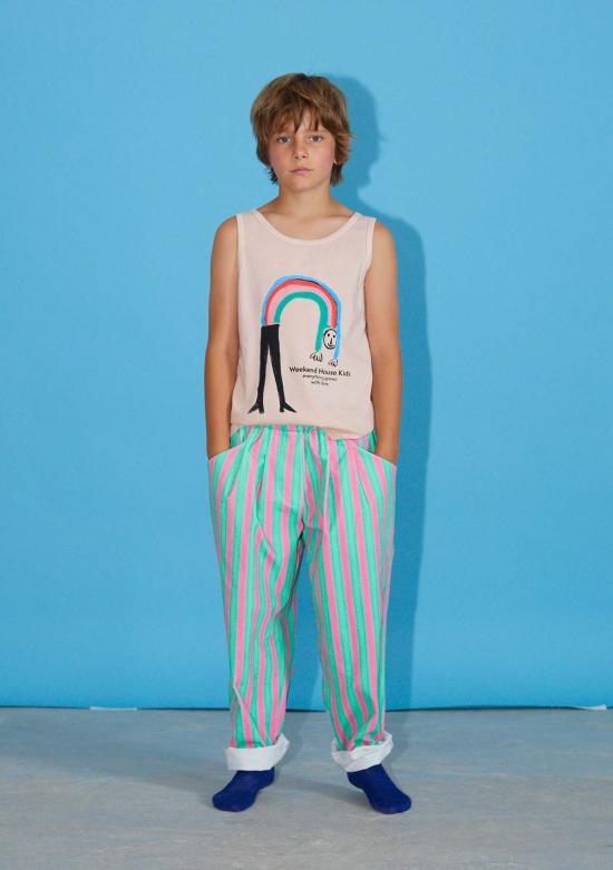  [키즈] 위켄드 하우스 키즈 티셔츠 키즈  레인보우 탱크 더스티 핑크 - WEEKEND HOUSE KIDS