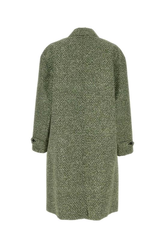  구찌 코트 프린트 포플린  그린/화이트 - GUCCI