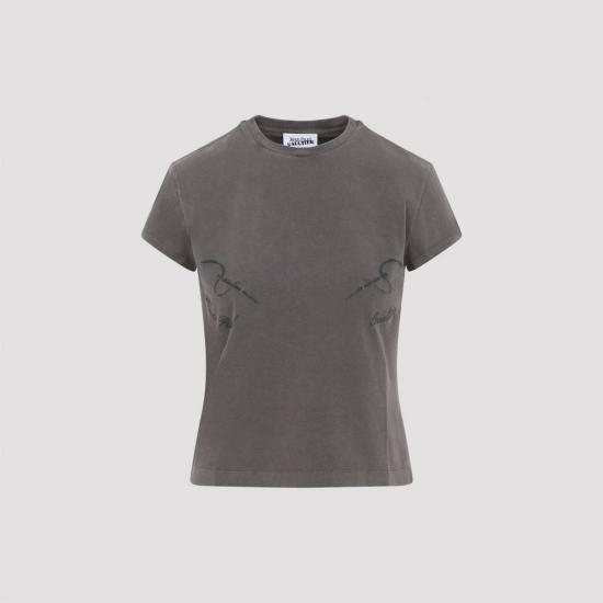  장 폴 고티에 반팔 티셔츠 니들리스 티셔츠 다크 그레이