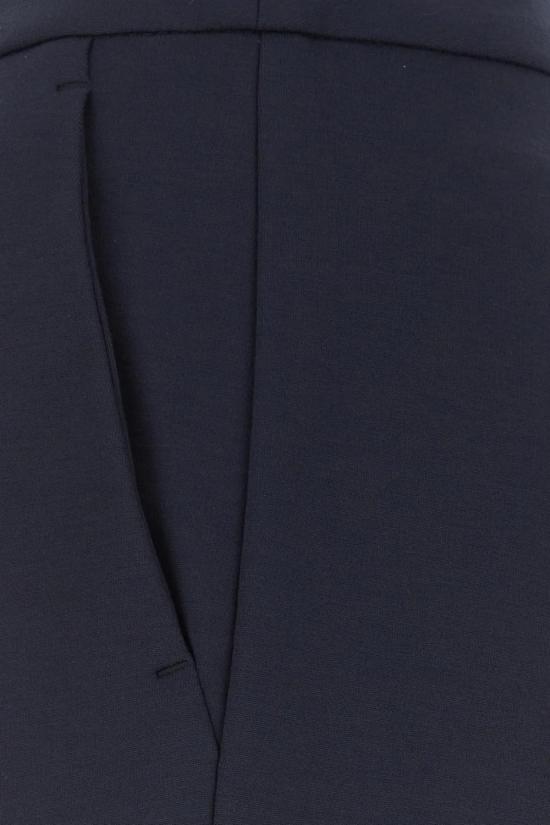  막스마라 스트레이트 팬츠 맥스 마라 페그노 스트레치 비스코스 블렌드  미드나잇 블루 - MAX MARA