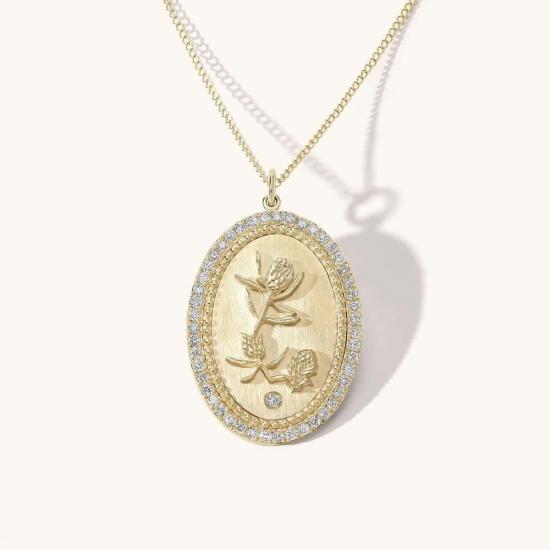  자하바 목걸이/팬던트 할로 프로테아 토큰 펜던트 골드