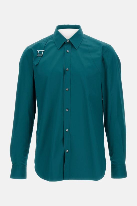  알렉산더 맥퀸 긴팔 셔츠 그린