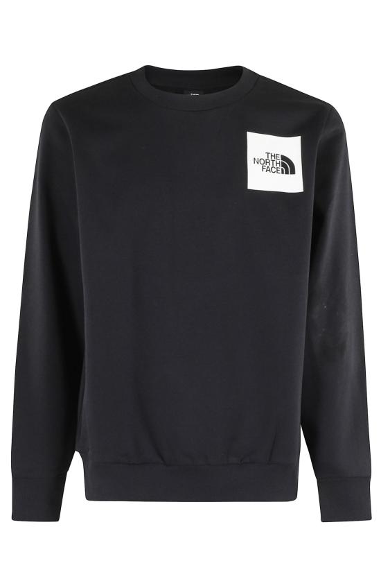  노스페이스 긴팔 티셔츠 파인 크루 스웨트셔츠 블랙