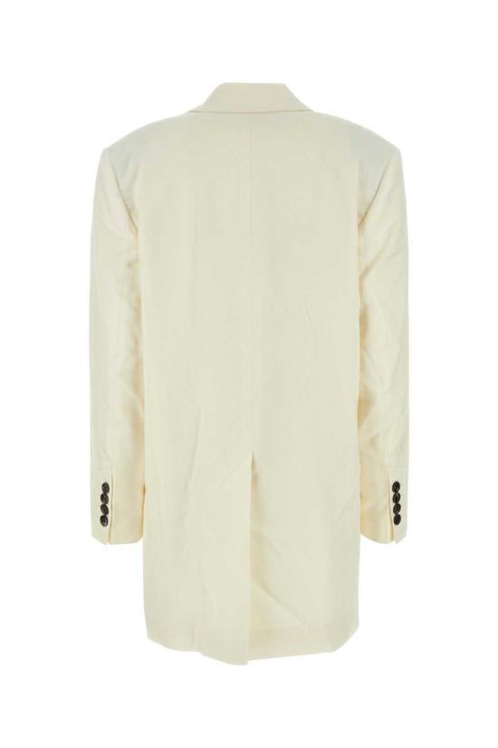  아미 수트 자켓 알렉상드르 마티우시 아이보리 울 오버사이즈 블레이저 아이보리 - AMI