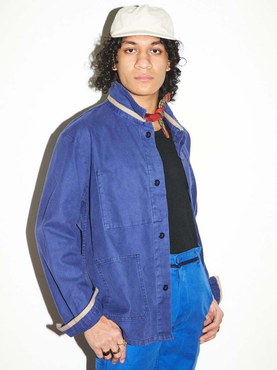  Limited Edition 데님 자켓 한정판 해양 작업복 재킷 (블루) - OTHER BRANDS