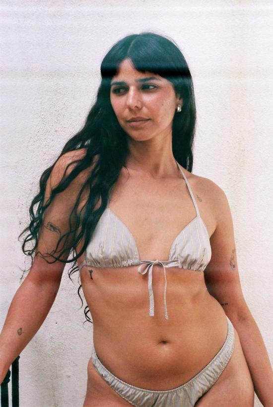  질 로드리게즈 비키니 수영복 Gil Rodriguez Lilah 스트라이프 비키니 탑 - GIL RODRIGUEZ