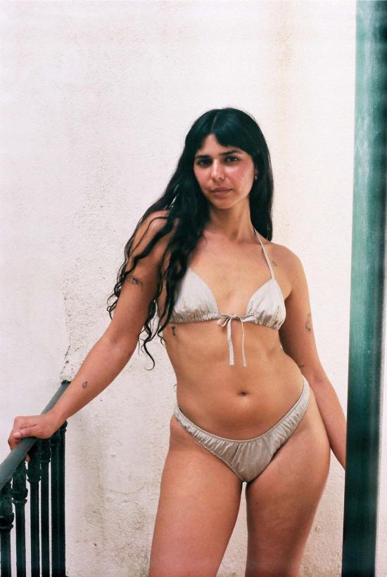  질 로드리게즈 비키니 수영복 Gil Rodriguez Lilah 스트라이프 비키니 탑 - GIL RODRIGUEZ