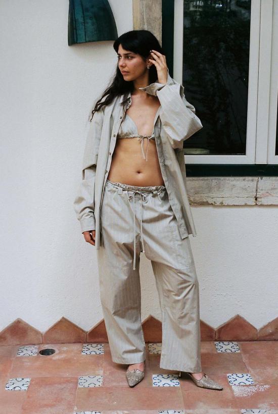  질 로드리게즈 비키니 수영복 Gil Rodriguez Lilah 스트라이프 비키니 탑 - GIL RODRIGUEZ