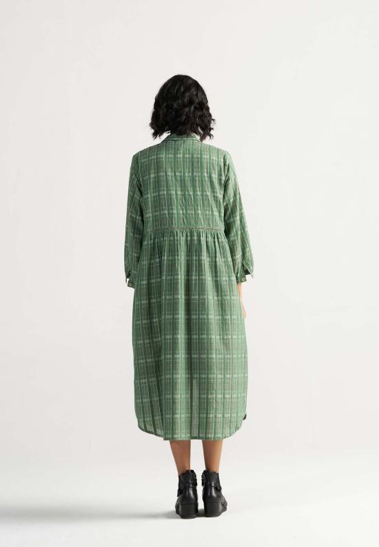  IKKIVI 롱 원피스 이키비 테이블 포 투 드레스 그린 - IKKIVI