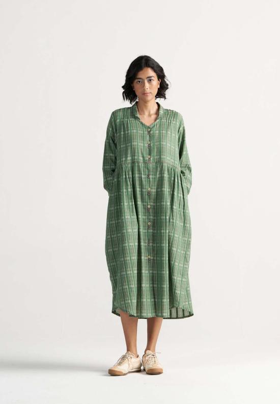  IKKIVI 롱 원피스 이키비 테이블 포 투 드레스 그린 - IKKIVI