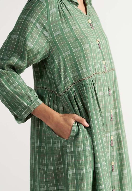  IKKIVI 롱 원피스 이키비 테이블 포 투 드레스 그린 - IKKIVI