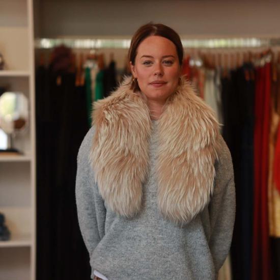  린다 리차즈 머플러/스카프 모피 칼라 - LINDA RICHARDS