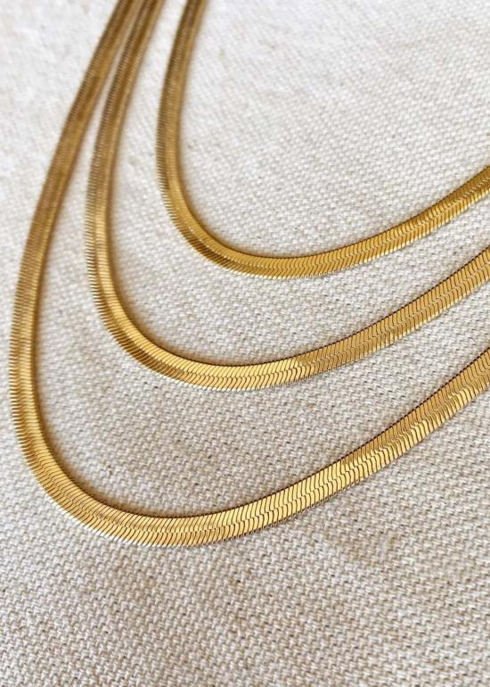  Rue Saint Paul 목걸이/팬던트 뤼 생 폴 4mm 헤링본 체인