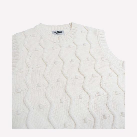  지지 니트웨어 베스트 버블 - GIGI KNITWEAR