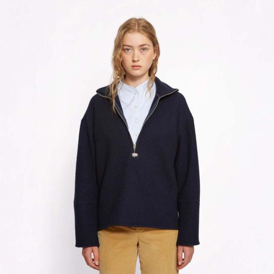  로제나 블라우스 로잔나 밀리 탑 네이비