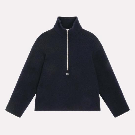  로제나 블라우스 로잔나 밀리 탑 네이비 - ROSEANNA