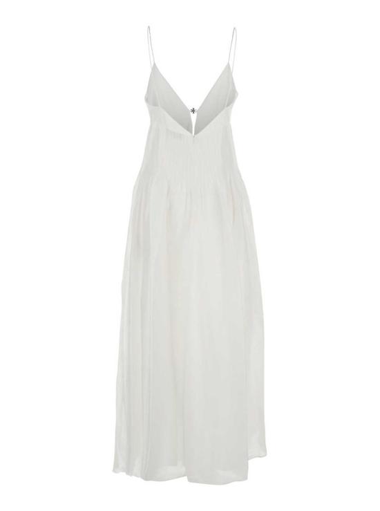  토리버치 롱 원피스 화이트 드레스 - TORY BURCH