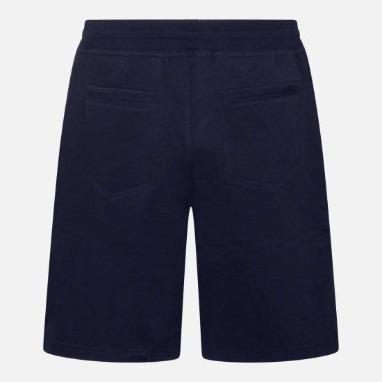  브루넬로 쿠치넬리 숏팬츠 Brunello Cucinelli 네이비 코튼 쇼츠 - BRUNELLO CUCINELLI