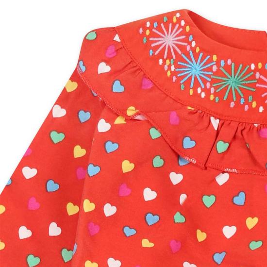  [키즈] 스텔라 맥카트니 원피스 스텔라 매카트니 아동용 빨간색 드레스 - STELLA MCCARTNEY