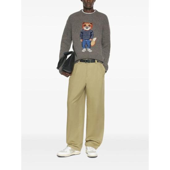  메종키츠네 스웨터 메종 키츠네  그레이 - MAISON KITSUNE