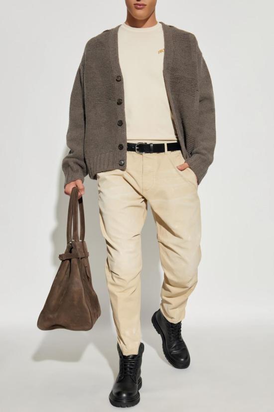  디스퀘어드2 가디건 Dsquared2 울  브라운 - DSQUARED2